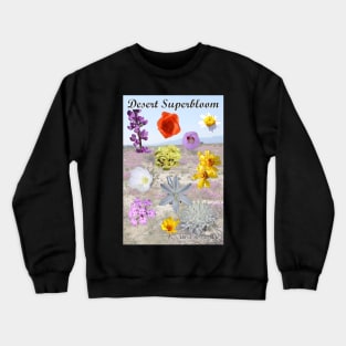 California Desert Wildflower Superbloom Crewneck Sweatshirt